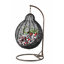 SW- (2) rattan moderna silla colgante redonda con el soporte